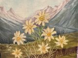 une photo d'un tableau représentant des fleurs posées sur une table