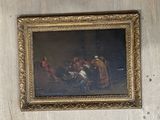 a picture of a painting on the wall of a building