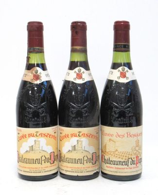 Lot de 3 blles comprenant : - 1 Blle CHATEAUNEUF DU PAPE Cuv… - Photo 1