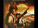 movie poster of a movie with a man holding a gun and a woman holding a gun