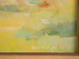 an image of a painting of a yellow and green field
