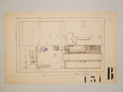 dessin représentant une salle de bains avec un lavabo et des toilettes