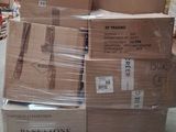 many boxes stacked on top of each other in a warehouse
