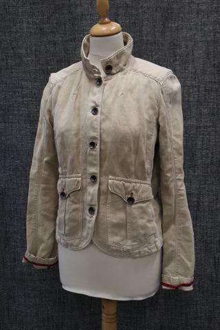 NAPAPIRI – Blazer jean beige. Taille : M