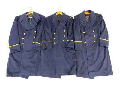 Ensemble d'uniformes de armée de l'air, 3 manteaux gabardine…