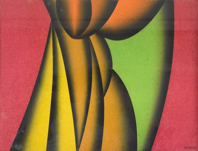 Dordevic MIODRAG (1936), "Composition abstraite". - Photo 1