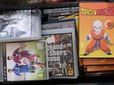 a suitcase full of video games and video games
