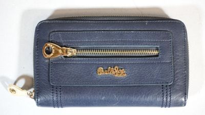 PAUL & JOE SISTER portefeuille en cuir bleu