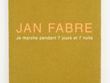 jan fabre, le marche pendant 7 jouets 7 nuits