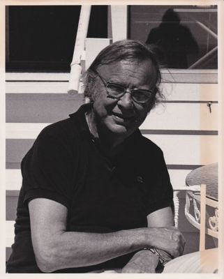 Renate Ponsold. Robert Motherwell vers 1980 à New-York.