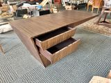 an image of a desk with two drawers in it