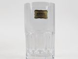 the glass is empty and ready to be used as a shot glass