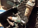 a box with tools in it sitting on the ground