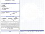 a paper with a picture of a car registration form on it