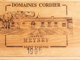 a wooden box with a label on it that says doanenes cordier
