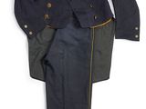 uniform worn by a man in a military uniform on a white background