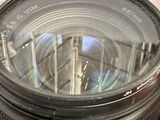 a close up of a camera lens on a table