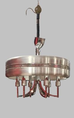an image of a chandelier made out of metal