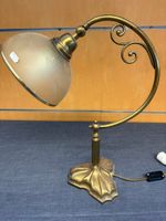 Lampe à poser style 1940 en brionze et verre - 50 cm ENV (photo 6)