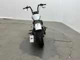 a motorcycle that is parked in a room