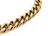 an image of a close up of a gold chain on a white background