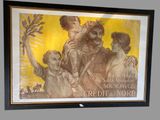 une photo d'une photo de famille accrochée au mur