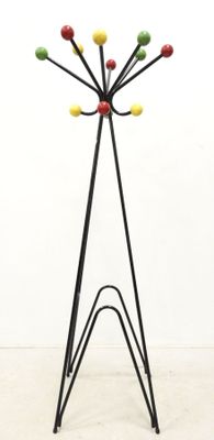 an image of a multicolored coat rack