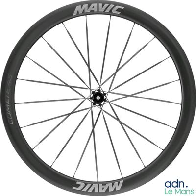 a close up of the front wheel of a bicycle