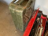 a tool box with tools in it sitting on the floor