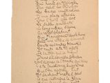un morceau de papier sur lequel on peut écrire
