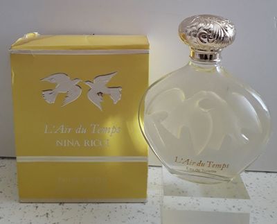 Nina Ricci l'air du temps factice rare en verre 15cm dans sa…
