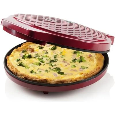 une photo d'une quiche au brocoli et au jambon