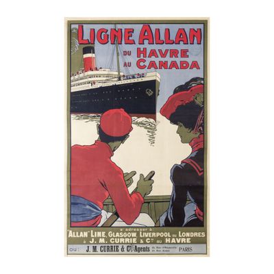 an image of a poster advertising a cruise on the ocean
