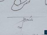 sketches of a man ' s feet and a woman ' s feet in different positions