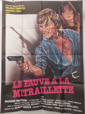 une affiche du film « Le Fauve » sur métalite