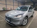 the silver ford kuga is parked in a parking lot