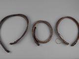 three different types of braids are shown on a white surface