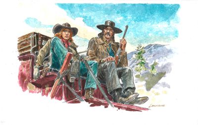 LAMONTAGNE né en 1961. Wild West.