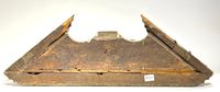 Dessus de porte de boiserie figurant une tête d'angelot et f… (photo 3)
