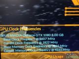 a close up of a computer screen with a clock on it