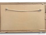 a picture of a piece of cardboard with a handle on it