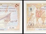 trois billets de banque différents portant l'image d'un homme et d'une femme