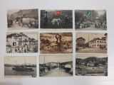 many old photos of people and animals in this picture