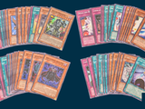 a lot of cards that are on the table