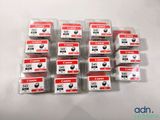 six cartridges of canon clr - 545 and clr - 545 ink cartridges on a white surface