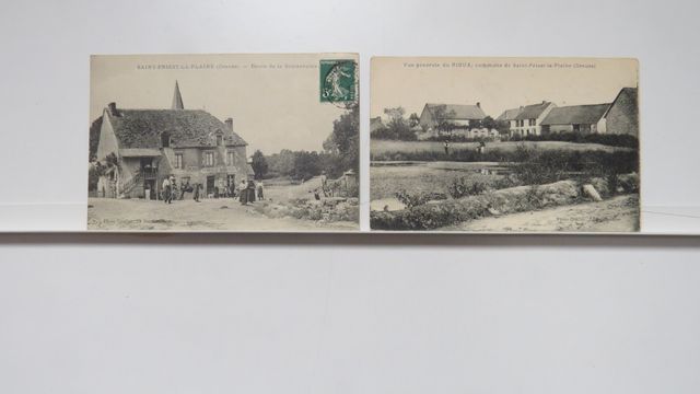 St-Priest-la-Plaine : Lot de 2cpa. Route de La Souterraine. TBE. ...