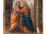 an image of a painting of a woman being comforted by a man