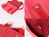 a collage of photos of a purse and a wallet