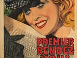 Affiche française du film « Premier rendez-vous », avec Jean Tisier
