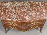 a marble top table with a marble top on it